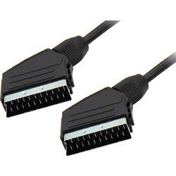 ΚΑΛΩΔΙΟ SCART ΣΕ SCART 3m CU OD8 ΜΑΥΡΟ CLB SC1003B SUT