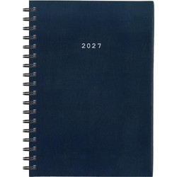 Next ημερολόγιο 2027 basic ημερήσιο σπιράλ μπλε 17x25εκ. Δυνατότητα εκτύπωσης Μπλέ