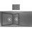 Sanitec Classic 329 Επικαθήμενος Νεροχύτης Γρανίτη Ματ Granite Grey 104x51cm