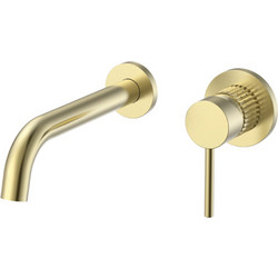Μπαταρία Νιπτήρα εντοιχισμού DECO Brushed Gold PVD 2045007647