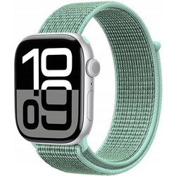 Crong Nylon Λουράκι Υφασμάτινο Atlantic Green (Apple Watch 38 / 40 / 41 / 42mm)