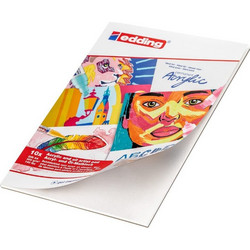 Μπλοκ ζωγραφικής Edding A4 Acrylic & Oil 300gr 10φύλλα