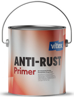 Vitex Anti-Rust Primer Αντισκωριακό Αστάρι Διαλύτου Γκρι 2.5lt