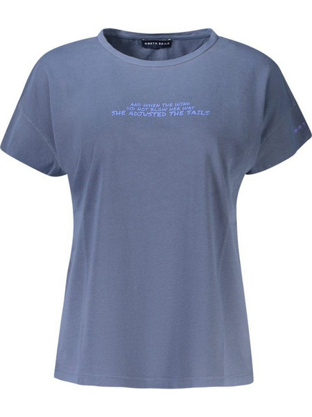 NORTH SAILS WOMEN'S SHORT SLEEVE T-SHIRT BLUE - 093515000_BL0787