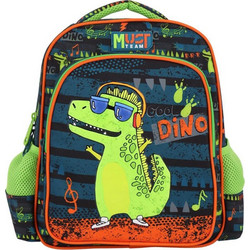 Must Dino Music Σχολική Τσάντα Πλάτης Νηπιαγωγείου Πολύχρωμη 587666