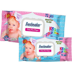 Υγρά Μωρομάντηλα Freshmaker με Καπάκι πακ=72τεμ 4teen4ty 25136