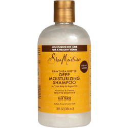 Shea Moisture Raw Shea Butter Moisture Retention Σαμπουάν & Conditioner για Προστασία Χρώματος & Επανόρθωση για Ξηρά & Ταλαιπωρημένα Μαλλιά 384ml