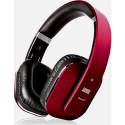 August EP650 Ασύρματα Bluetooth Ακουστικά Over Ear Μαύρα Κόκκινα