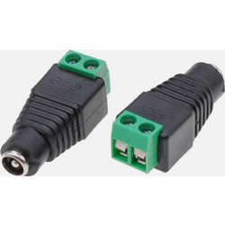 Υποδοχή DC GBC 67.3750.74/S 5.5x2.5mm Θηλυκό σε Κλέμα - Επινικελωμένος Ορείχαλκος