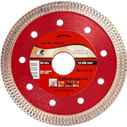 RAIDER Δίσκος κοπής διαμαντέ Turbo Super Thin (Gres) 125x2mm 162202