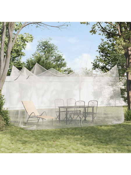 vidaXL Δικτύο Κουνούπια Κήπου 220 mesh Λευκό 3 x 4,5 x 2,5 m