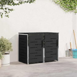 Αποθήκευση Κάδου Γυρίσματος for 2 Bins 240L Ανοξείδωτο Ατσάλι 3422237