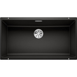 Blanco Subline 800-U Υποκαθήμενος Νεροχύτης Γρανίτη Black 526005 83x46cm