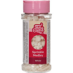 Sprinkles λευκό medley 65γρ Funcakes