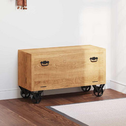 vidaXL Παπουτσοθήκη Ξύλινη Καφέ Μ86xΠ35xΥ55cm 247658