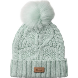 Καπέλο - Σκούφος Ugg W CABLE BEANIE WITH POM 100819-FTN Γυναικείο