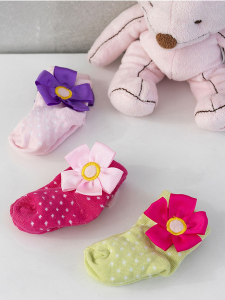 Palamaiki Σετ Καλτσάκια New Baby NB0122 Εμπριμέ