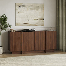 Μπουφές Dorma Megapap Χρώμα Καρυδί Milano 180x45x80,2εκ