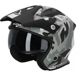 Acerbis Aria Matt Camo / Brown Κράνος Μηχανής Jet 1050gr