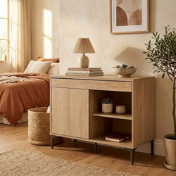 Beam κονσόλα - γραφείο 102x49/92x78εκ. Natural Chestnut