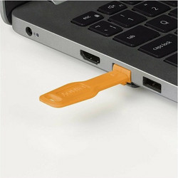 Port Locks Lindy Rj45 Orange 10 Pcs + 1 Key 47897