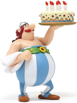 Plastoy Asterix Obelix Happy Birthday 8.5cm