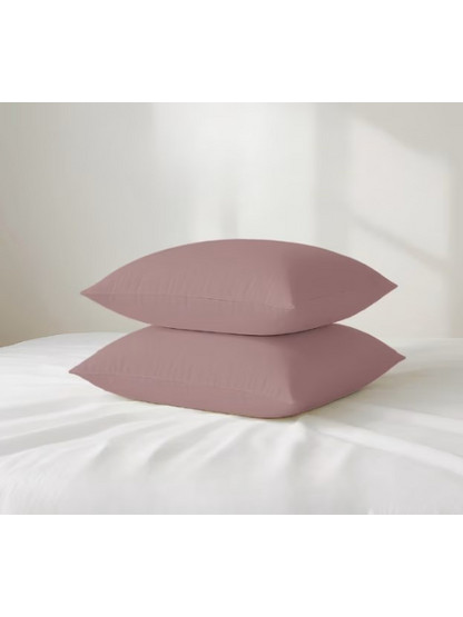 Μαξιλαροθήκες Μονόχρωμες Σχ.Rainbow 52x72cm poly/cotton 144 Κλωστών Berry Flamingo