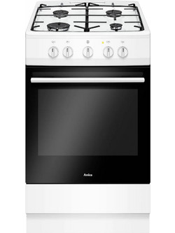 Amica 57GGS1.23OFPW Κουζίνα Αερίου 56lt με Εστίες Αερίου 50cm