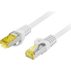 Lanberg S/FTP Cat.6a Καλώδιο Δικτύου Ethernet 2m Grey PCF6A-10CU-0200-S