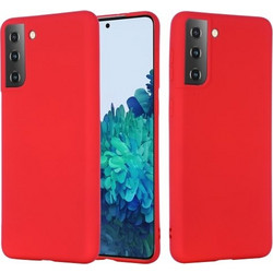 My Colors Liquid Silicon For Samsung S21 Red
