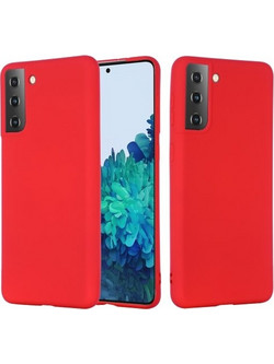 My Colors Liquid Silicon For Samsung S21 Red
