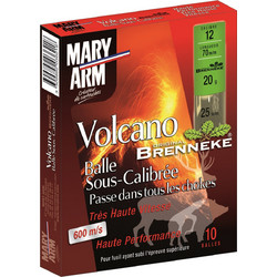 Mary Arm Volcano Brenneke Φυσίγγια Μονόβολα 12Cal 70mm 20gr 10τμχ