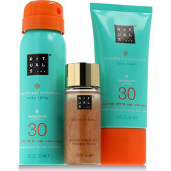 Rituals Of Karma Sun Protection Milky Spray SPF30 50ml + Face Cream SPF30 50ml + Shimmering Body Oil 30ml