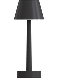 Επαναφορτιζόμενo Eπιτραπέζιο Φωτιστικό Calex Lucca RGB + 3000K IP54 Μαύρο