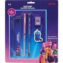 Kpop Demon Hunters Stationery writing set 6 Τεμ