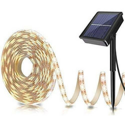 Ηλιακή Ταινία LED 3m IP65 με Βάση Πάνελ για Χώμα Θερμού Λευκού Φωτισμού OEM - OEM