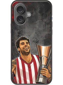 Θήκη Kings of Europe Legends - Saint George iPhone 16 Plus Black TPU (Μαύρη Σιλικόνη)