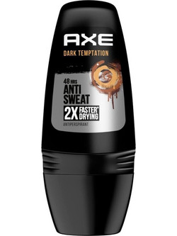 AXE Dark Temptation Anti-Sweat Antiperspirant Ανδρικό Αποσμητικό Roll On 48h 50ml