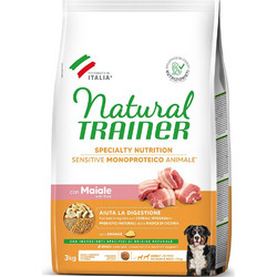 Natural Trainer Sensitive No Gluten Adult Medium & Maxi Pork 3kg
