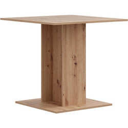 ΤΡΑΠΕΖΙ ΤΡΑΠΕΖΑΡΙΑΣ CAPUA ARTISAN OAK ΧΡΩΜΑ 80x80x76εκ