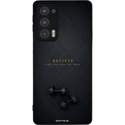 Sonique Men's Edition Θήκη με Σχέδιο «Believe» (Motorola Edge 20 5G)
