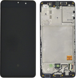 Οθόνη LCD με Μηχανισμό Αφής & Πλαίσιο Samsung Galaxy A41 - Black