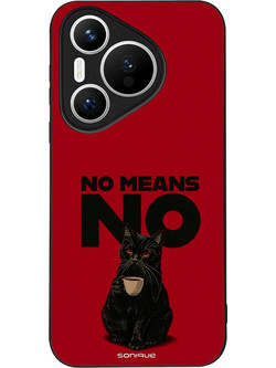 Sonique Men's Edition Back Cover με Σχέδιο «No Means No» (Huawei Pura 70)