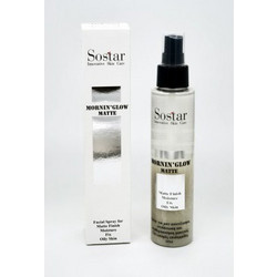 Sostar Spray (Μatte) Ενυδάτση & Σταθεροποιήση Μακιγιάζ 125ml (Ασημένιο)