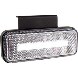 AMIO 02377/AM ΦΩΣ ΟΓΚΟΥ ΦΟΡΤΗΓΟΥ LED ΛΕΥΚΟ 10-30V 124x49x22mm ΑΔΙΑΒΡΟΧΟ OM-02-W 1ΤΕΜ