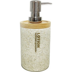06510463 Ντισπένσερ Μπεζ Polyresin/Ξύλο