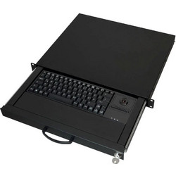 aixcase Πληκτρολόγιο για Καμπίνες Rack 1U 19" Black
