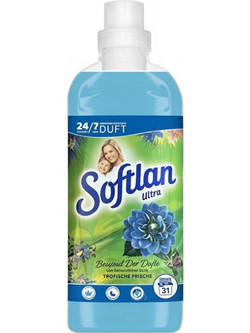 Softlan Ultra Tropical Freshness Συμπυκνωμένο Μαλακτικό Ρούχων 650ml