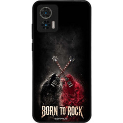 Sonique Θήκη με Σχέδιο «Born to Rock» (Motorola Edge 30 Neo 5G)