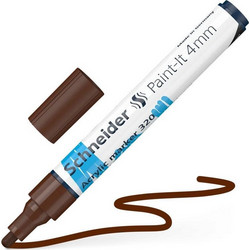 Μαρκαδόροι Schneider Paint-it 320 (4χιλ) Καφέ (194120207)